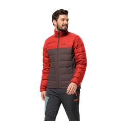 Rückansicht von Jack Wolfskin ATHER DOWN JKT M Daunenjacke Herren red earth