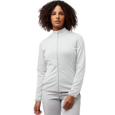 Rückansicht von Jack Wolfskin PRELIGHT TRAIL FZ W Fleecejacke Damen cool matcha
