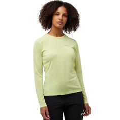 Rückansicht von Jack Wolfskin VONNAN LS T W Funktionsshirt Damen cool matcha