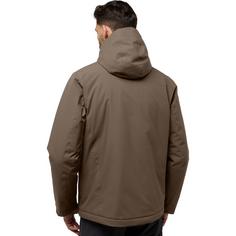 Rückansicht von Jack Wolfskin WISPER INS JKT M Funktionsjacke Herren cold coffee