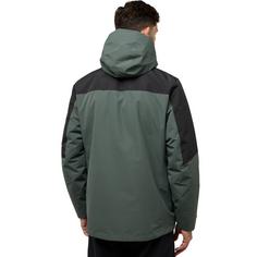 Rückansicht von Jack Wolfskin ROMBERG 3IN1 JKT M Doppeljacke Herren slate green