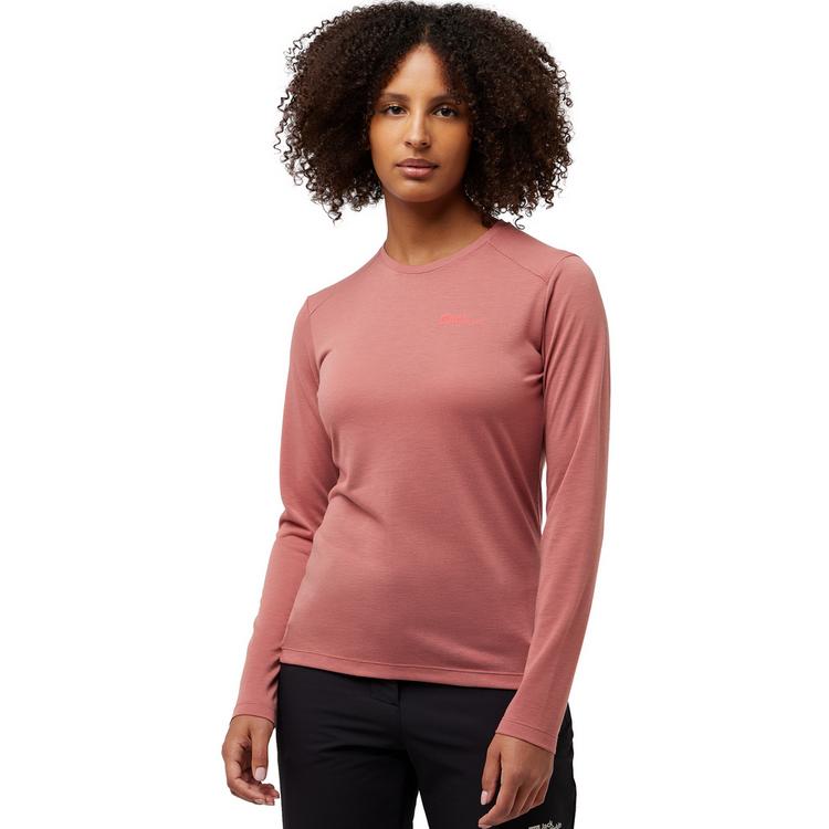 Jack Wolfskin Jack Wolfskin VONNAN LS T W Funktionsshirt Damen - mineral red - 0 | SportScheck