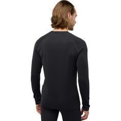 Rückansicht von Jack Wolfskin INFINITE WARM LS M Funktionsshirt Herren black