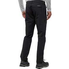 Rückansicht von Jack Wolfskin ACTIVATE THERMIC PANTS M Softshellhose Herren phantom