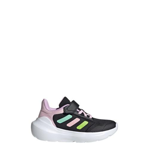 Rückansicht von adidas Tensaur Run 2.0 Kids Schuh Sneaker Kinder Core Black / Clear Mint / Clear Pink