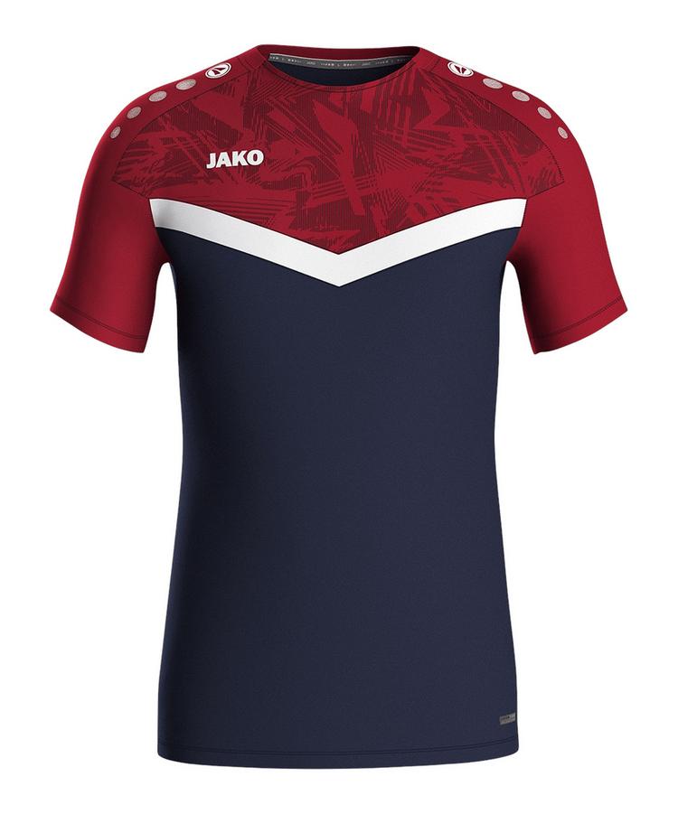 JAKO JAKO Iconic T-Shirt Funktionsshirt - blaurot - 0 | SportScheck