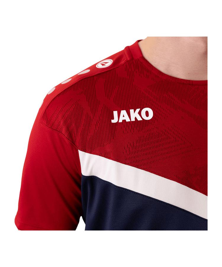 JAKO JAKO Iconic T-Shirt Funktionsshirt - blaurot - 0 | SportScheck