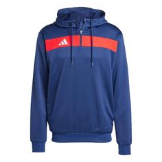 adidas Tiro 25 Essentials Sweat Hoodie Hoodie Herren Team Navy / Red