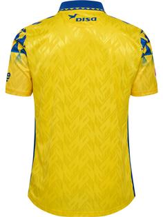 Rückansicht von hummel UDLP 24/25 SUNRISE JERSEY S/S Funktionsshirt CYBER YELLOW