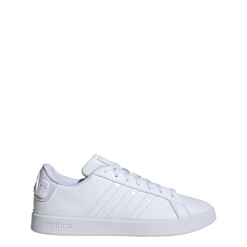 Rückansicht von adidas Star Wars Grand Court Schuh Sneaker Cloud White / Cloud White / Cloud White