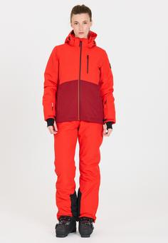 Rückansicht von Whistler Drizzle Skijacke Damen 4328 Red Alert