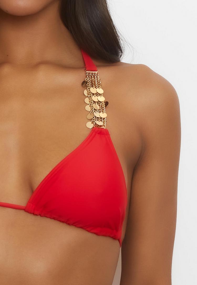 Moda Minx Moda Minx Alicia Coin Bikini Oberteil Damen - Red - 0 | SportScheck