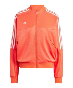 adidas Tiro Tracktop Jacke Damen Trainingsjacke Damen rot