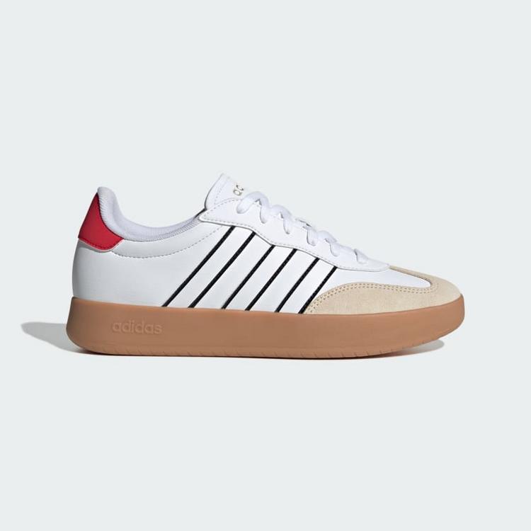 adidas adidas Barreda Schuh Sneaker Herren - Cloud White / Cloud White / Pure Ruby - 9 | SportScheck
