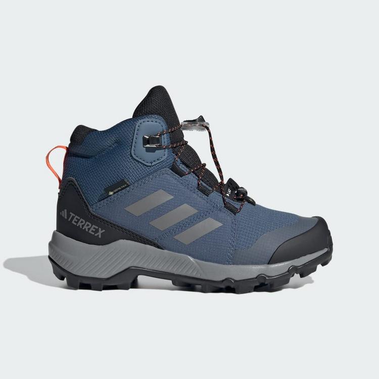 adidas adidas Terrex Mid GORE-TEX Wanderschuh Winterschuhe Kinder - Wonder Steel / Grey Three / Semi Impact Orange - 8 | SportScheck