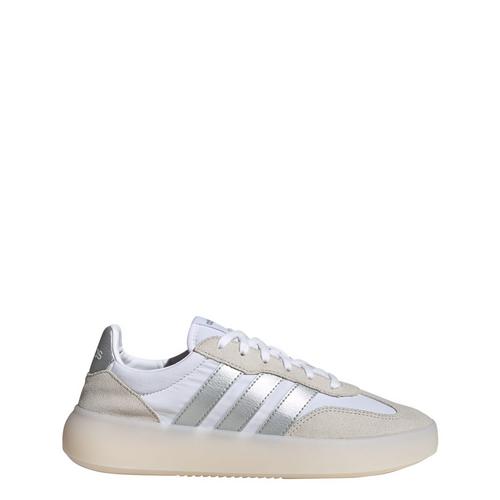 Rückansicht von adidas Barreda Decode Schuh Sneaker Damen Cloud White / Matte Silver / Grey One