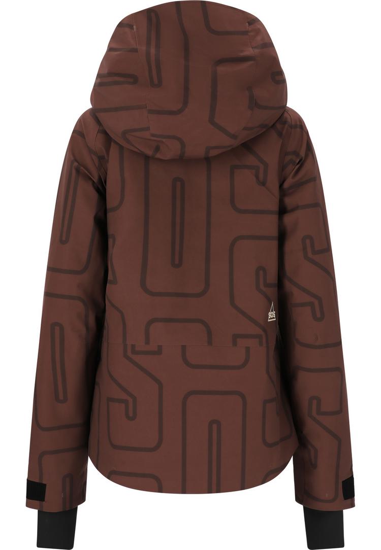 SOS SOS Cervinia Skijacke Damen - 5094 Deep Mahogany - 0 | SportScheck