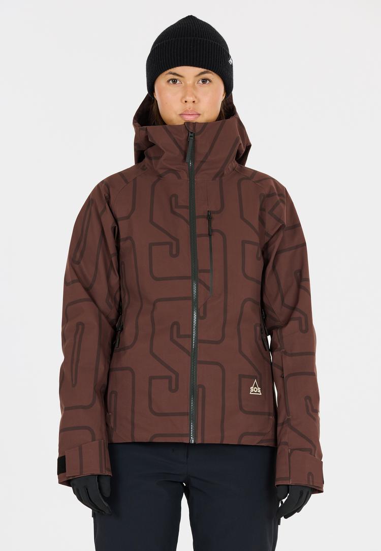 SOS SOS Cervinia Skijacke Damen - 5094 Deep Mahogany - 1 | SportScheck