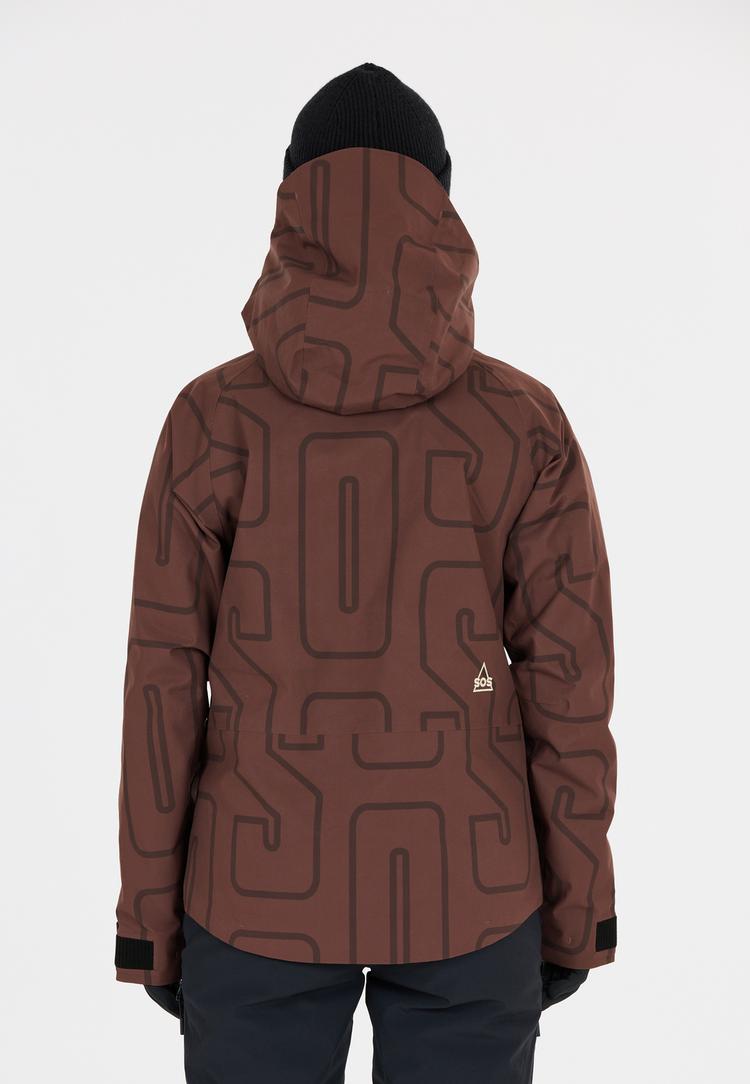 SOS SOS Cervinia Skijacke Damen - 5094 Deep Mahogany - 3 | SportScheck