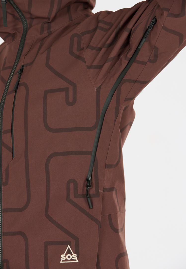 SOS SOS Cervinia Skijacke Damen - 5094 Deep Mahogany - 1 | SportScheck