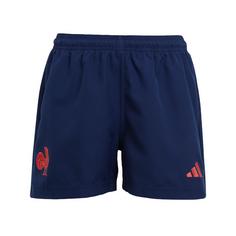 adidas Frankreich Rugby Match Kids Shorts Funktionsshorts Kinder Dark Blue