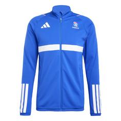 adidas Frankreich Handball Trainingsjacke Trainingsjacke Herren Semi Lucid Blue