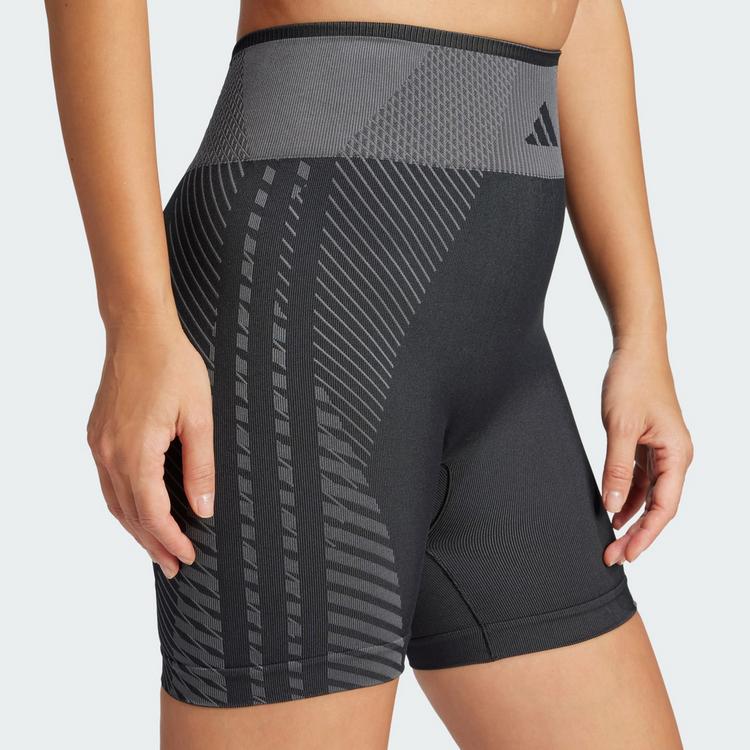 adidas adidas Knitted Training 5&ldquo; Leggings Tights Damen - Black / Grey Six - 0 | SportScheck