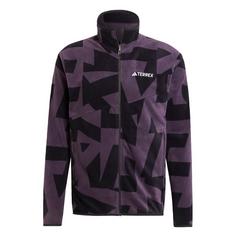 adidas Terrex Multi Printed Fleecejacke Fleecejacke Herren Aurora Black / Black