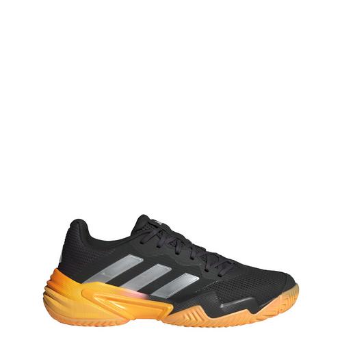 Rückansicht von adidas Barricade 13 Tennisschuh Tennisschuhe Damen Aurora Black / Zero Metalic / Spark