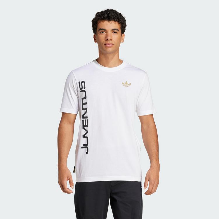 adidas adidas Juventus Turin Graphic T-Shirt Funktionsshirt Herren - White / Dark Football Gold - 0 | SportScheck