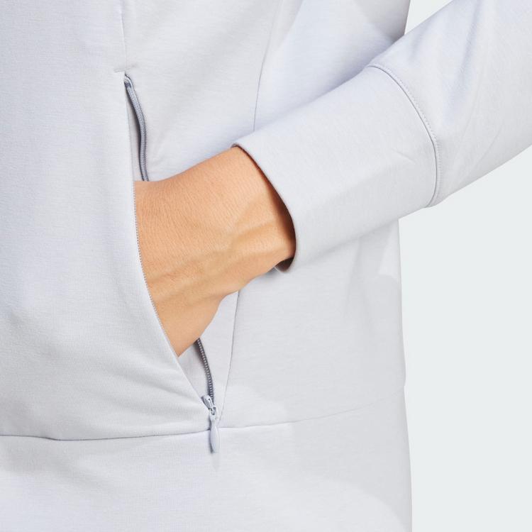 adidas adidas Designed 4 Training Kapuzenjacke Hoodie Damen - Halo Silver - 1 | SportScheck