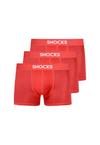 Snocks Boxershorts aus Bio-Baumwolle Unterhose Herren - Hibiscus