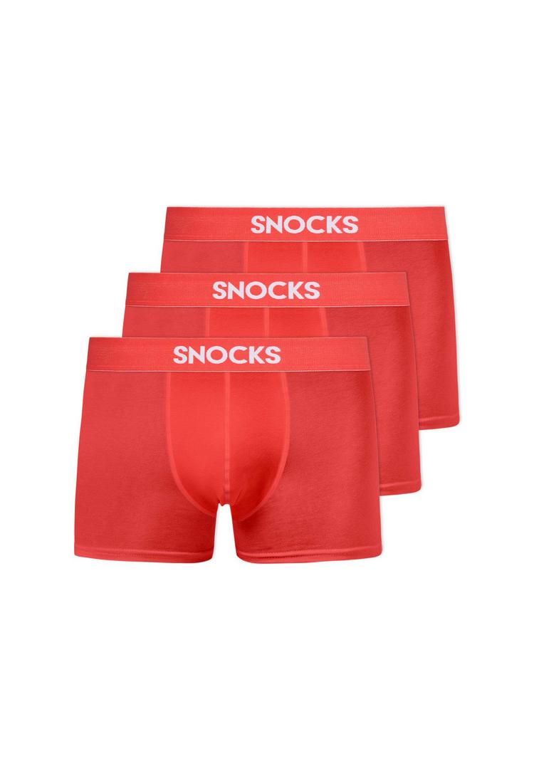 Snocks Snocks Boxershorts aus Bio-Baumwolle Unterhose Herren - Hibiscus - 0 | SportScheck