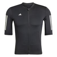 adidas Tempo 3-Streifen Radtrikot Trikot Herren - Black