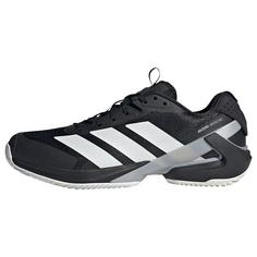 adidas Adizero Ubersonic 5 Clay Tennisschuh Tennisschuhe Herren Core Black / Zero Metalic / Grey Two