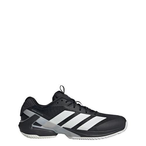 Rückansicht von adidas Adizero Ubersonic 5 Clay Tennisschuh Tennisschuhe Herren Core Black / Zero Metalic / Grey Two