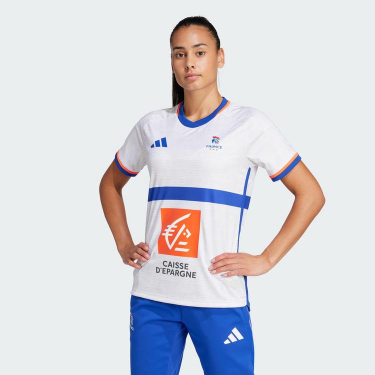 adidas adidas Frankreich Handballtrikot Replica T-Shirt Damen - White - 0 | SportScheck