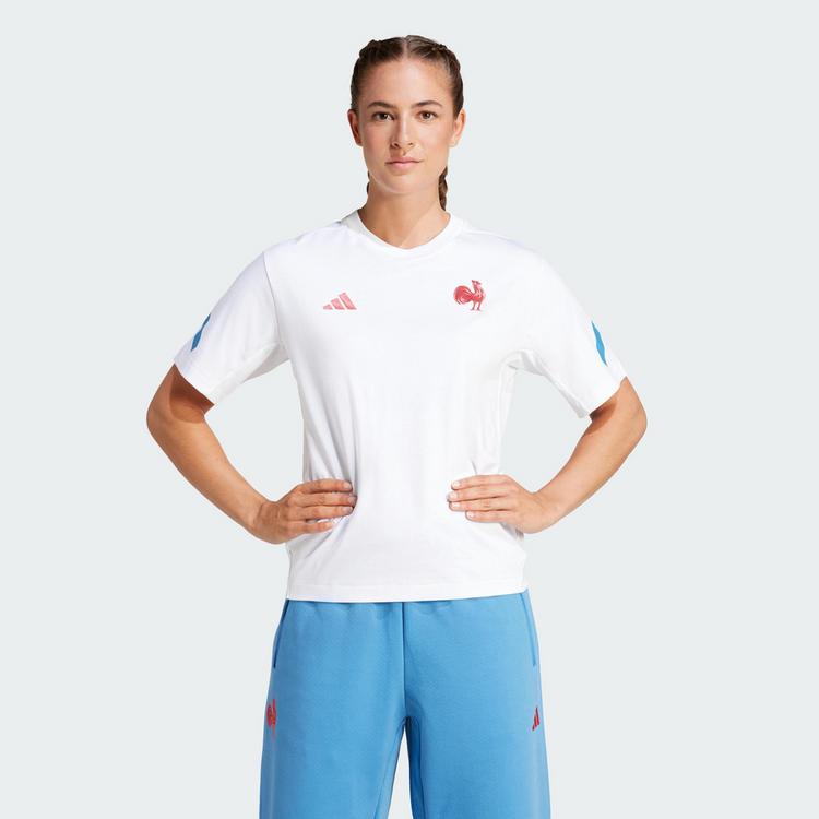 adidas adidas Frankreich Travel Z.N.E. T-Shirt Funktionsshirt Damen - White - 0 | SportScheck