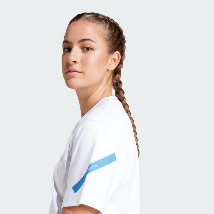 adidas adidas Frankreich Travel Z.N.E. T-Shirt Funktionsshirt Damen - White - 1 | SportScheck