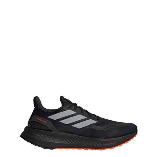 Rückansicht von adidas Pureboost 5 Laufschuh Laufschuhe Core Black / Impact Orange / Core Black