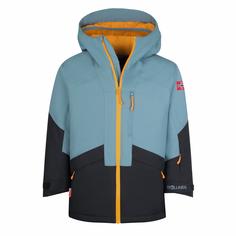 Trollkids Kongsberg Winterjacke Kinder Stahlblau/Schwarz/Mango