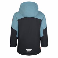 Rückansicht von Trollkids Kongsberg Winterjacke Kinder Stahlblau/Schwarz/Mango