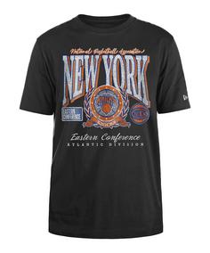 New Era New York Knicks T-Shirt T-Shirt Herren schwarzorange