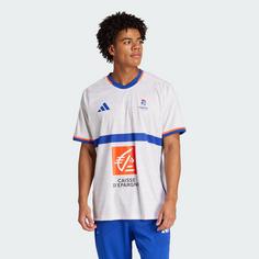 Rückansicht von adidas Frankreich Handballtrikot Replica Funktionsshirt Herren White