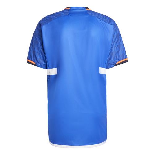 Rückansicht von adidas Frankreich Handballtrikot Replica Funktionsshirt Herren Semi Lucid Blue