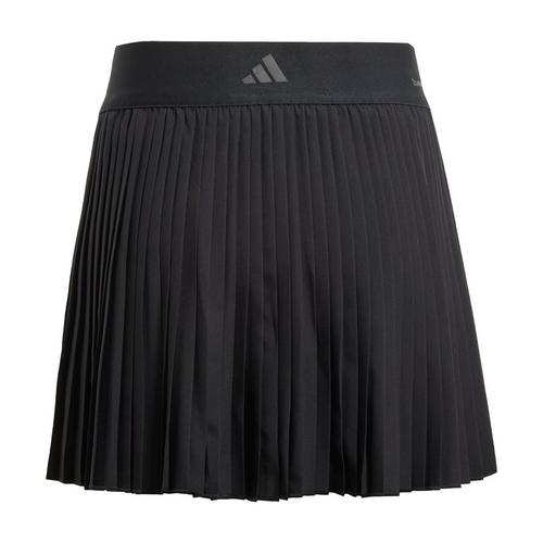 Rückansicht von adidas Club Climacool Pleated Kids Tennisrock Skort Kinder Black