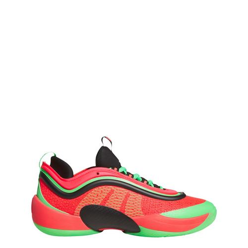 Rückansicht von adidas D.O.N. Issue 6 Basketballschuh Basketballschuhe Lucid Red / Core Black / Screaming Green