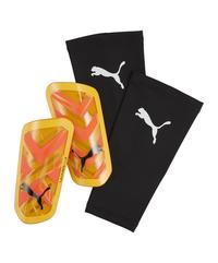 PUMA ULTRA Flex Sleeve Schienbeinschoner Laufm&uuml;tze - rosagelbschwarz