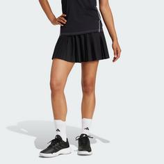 Rückansicht von adidas Club Pleated Tennisrock Hot Pants Damen Black