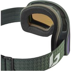 Rückansicht von Bollé Nevada Skibrille forest matte green emerald cat 2